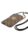 Hurtownia GSM - Torebka Guess GUHCP12L4GPSBR 6,7 cali brązowy/brown 4G Metal Logo - GUE1057BR - {ean13} - Hurt