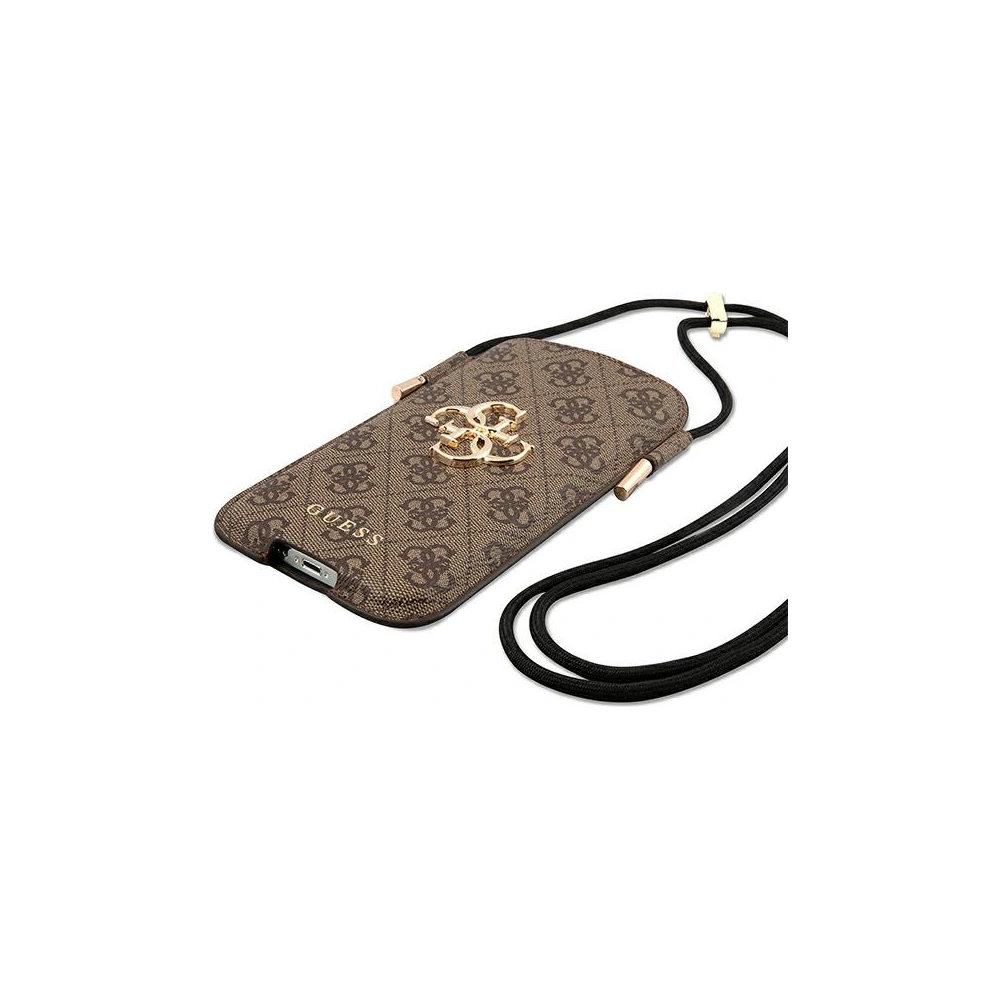 Hurtownia GSM - Torebka Guess GUHCP12L4GPSBR 6,7 cali brązowy/brown 4G Metal Logo - GUE1057BR - {ean13} - Hurt