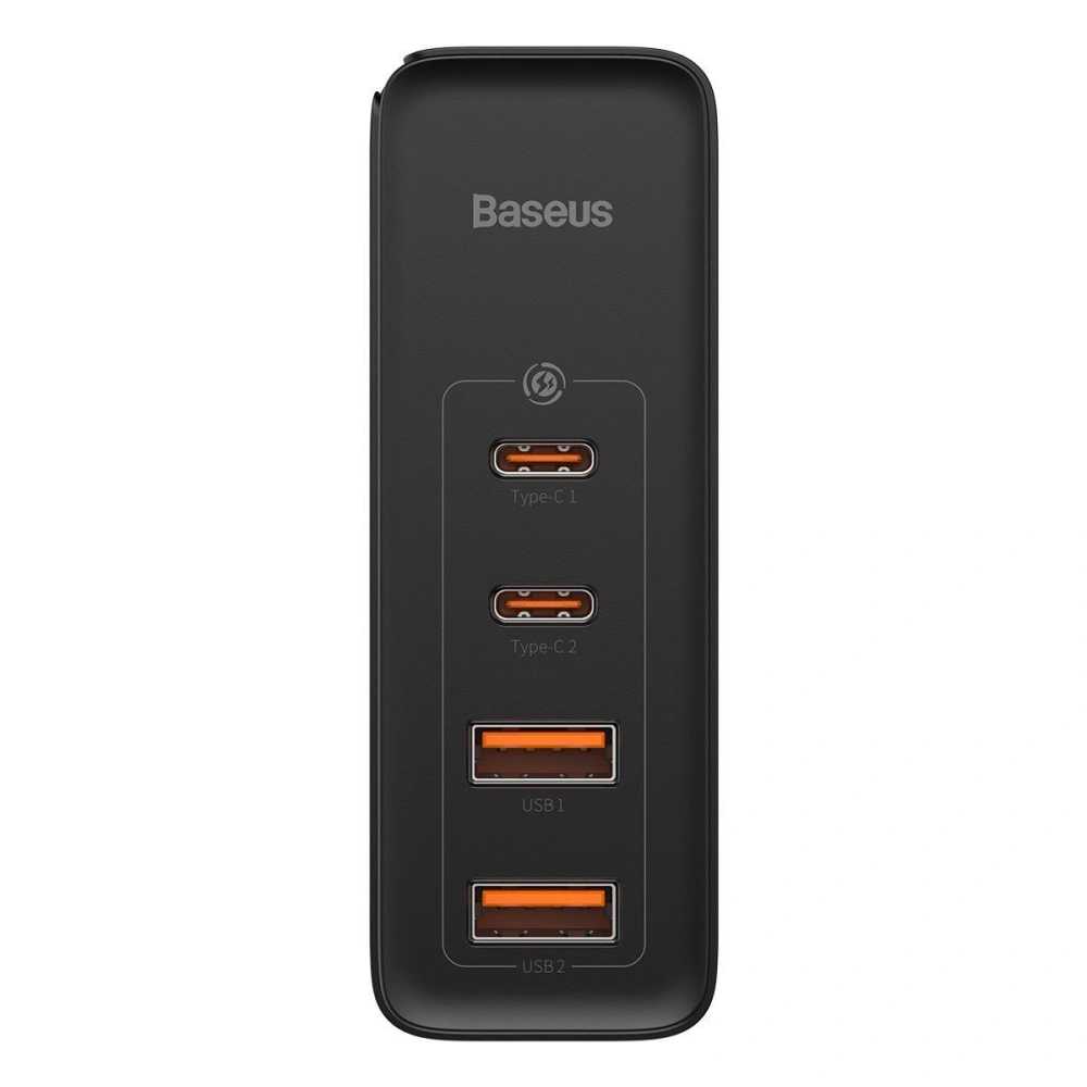 Hurtownia GSM - Síťová nabíječka Baseus GaN2 Pro, 2x USB + 2x USB-C, 100W, EU (černá) - BSU2726BLK - {ean13} - Hurt