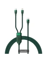 Kabel USB-C Baseus Flash Series 2w1 USB-C / Lightning, 100W, 1.2m (green)