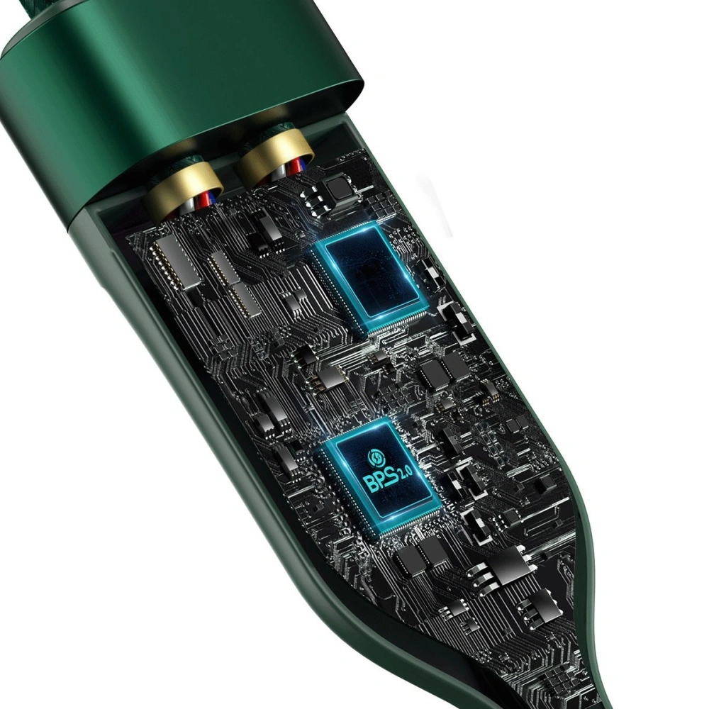 Wholesale Kabel USB-C Baseus Flash Series 2w1 USB-C / Lightning, 100W, 1.2m (green) - BSU2727GRN - {ean13} - Hurt