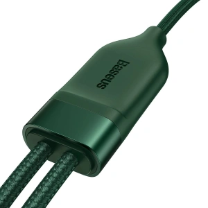 Hurtownia GSM - Kabel USB-C Baseus Flash Series 2w1 USB-C / Lightning, 100W, 1.2m (zielony) - BSU2727GRN - {ean13} - Hurt