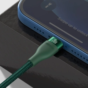 Hurtownia GSM - Kabel USB-C Baseus Flash Series 2w1 USB-C / Lightning, 100W, 1.2m (zielony) - BSU2727GRN - {ean13} - Hurt