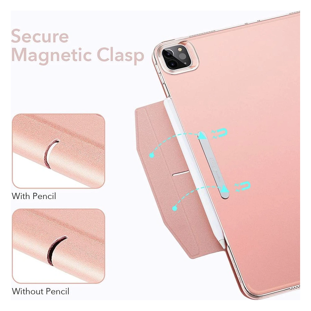 Hurtownia GSM - Etui ESR Ascend Trifold Apple iPad Pro 12.9 2021 (5. generacji) Rose Gold - ESR347RS - {ean13} - Hurt