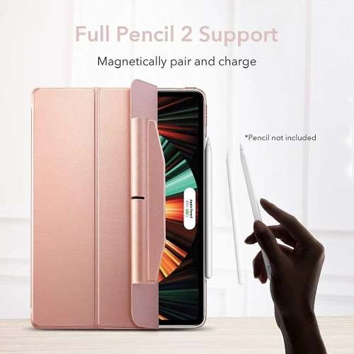Etui ESR Ascend Trifold Apple iPad Pro 12.9 2021 (5. generacji) Rose Gold