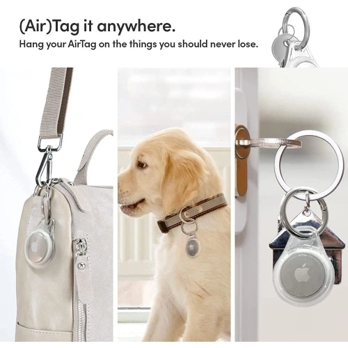 Etui Spigen Cyrill Shine Apple AirTag Crystal Clear