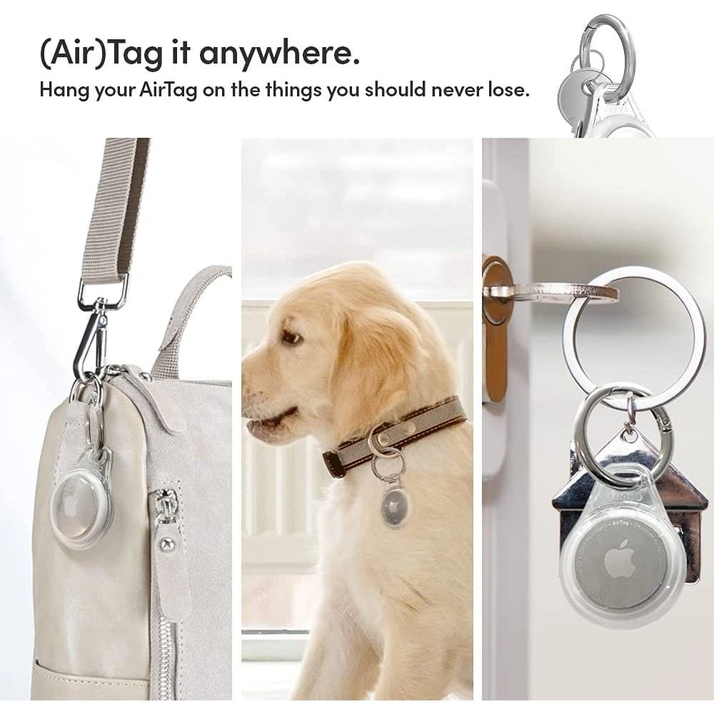 Wholesale Spigen Cyrill Shine Apple AirTag Crystal Clear - SPN1645CL - {ean13} - Hurt