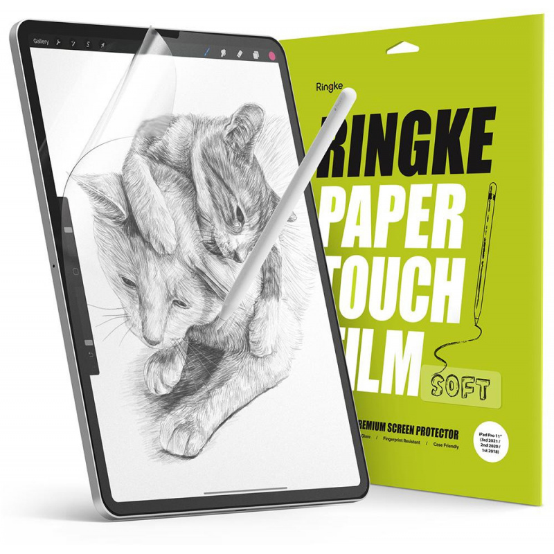 Hurtownia Ringke - 8809785459186 - RGK1412 - Folia Ringke Paper Touch Soft Apple iPad Air 10.9 2020/2022 (4. i 5. gen)/iPad Pro 11 2018/2020/2021 (1., 2. i 3. gen) - B2B homescreen