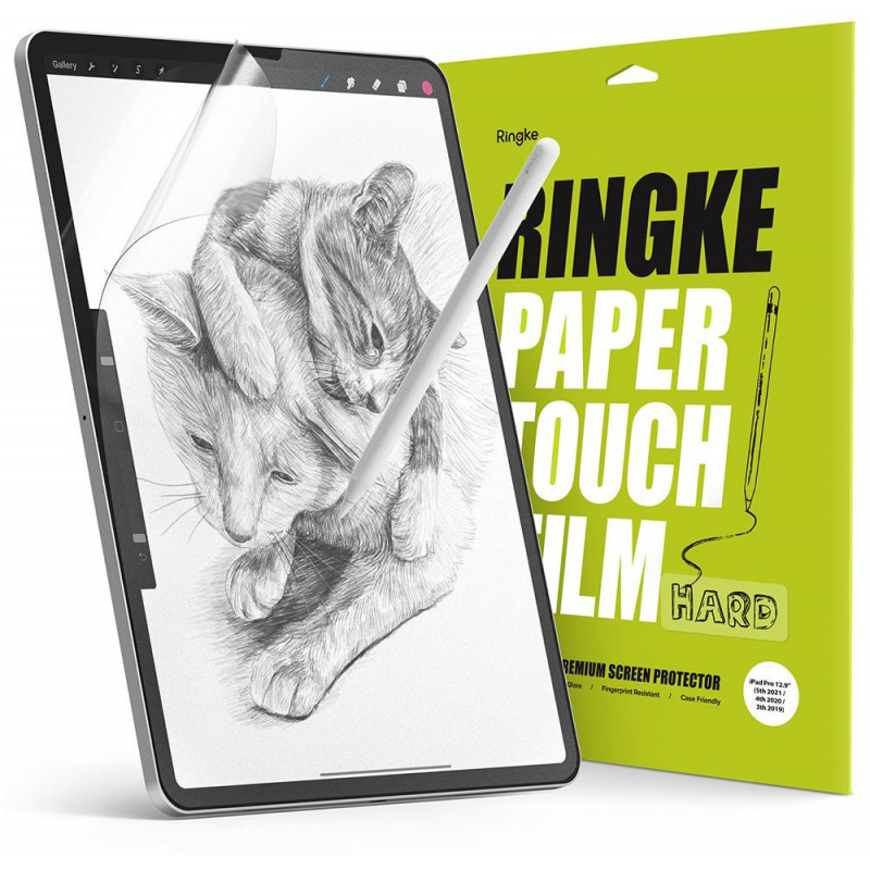 Hurtownia Ringke - 8809785459162 - RGK1411 - Folia Ringke Paper Touch Film Hard Apple iPad Pro 12.9 2018/2020/2021 (3., 4. i 5. generacji) [2 PACK] - B2B homescreen