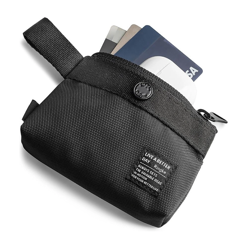 Hurtownia GSM - Etui Ringke Mini Pouch 2-way Bag Miniature Černá - RGK1419BLK - {ean13} - Hurt