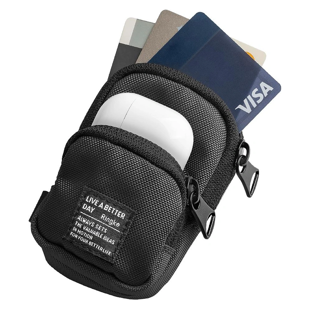 Hurtownia GSM - Etui Ringke Mini Pouch Two Pocket Black - RGK1421BLK - {ean13} - Hurt