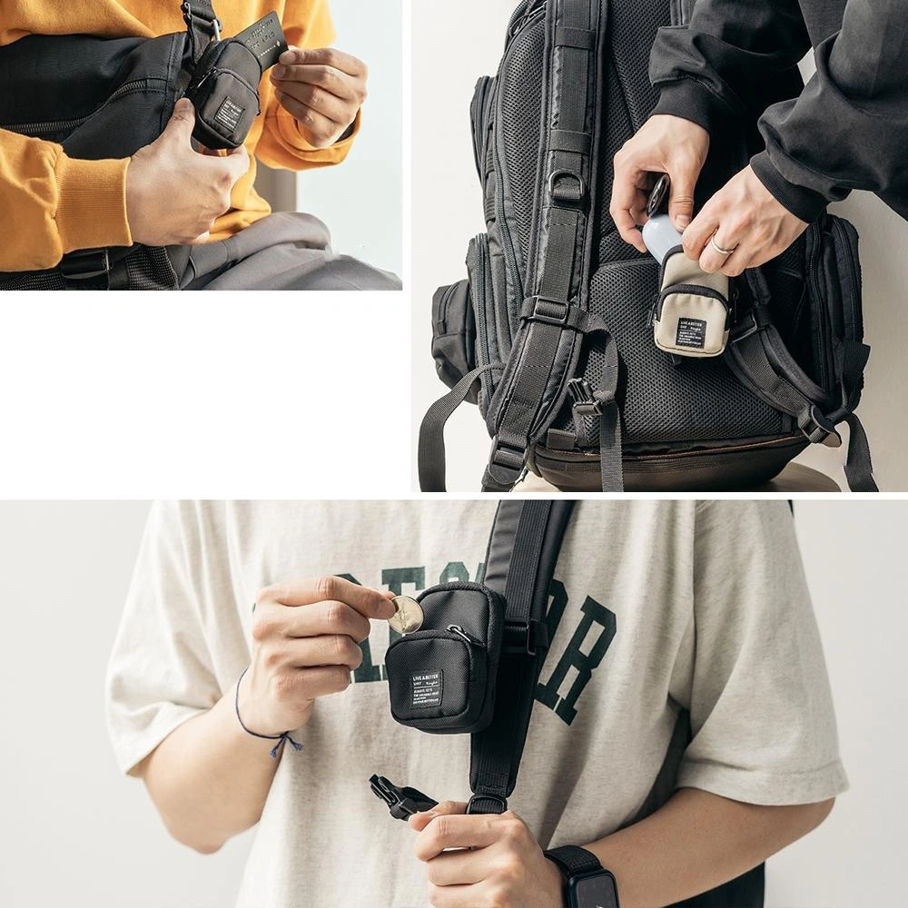 Hurtownia GSM - Etui Ringke Mini Pouch Two Pocket Black - RGK1421BLK - {ean13} - Hurt