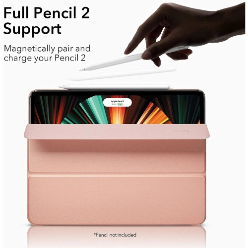 Etui ESR Rebound Magnetic Apple iPad Pro 12.9 2021 (5. generacji) Rose Gold