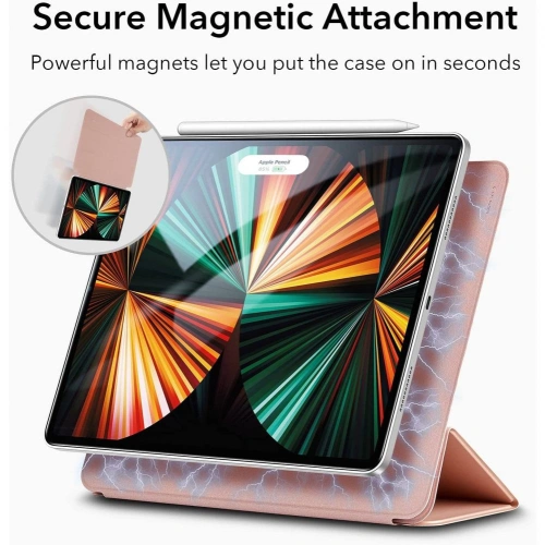 Etui ESR Rebound Magnetic Apple iPad Pro 12.9 2021 (5. generacji) Rose Gold