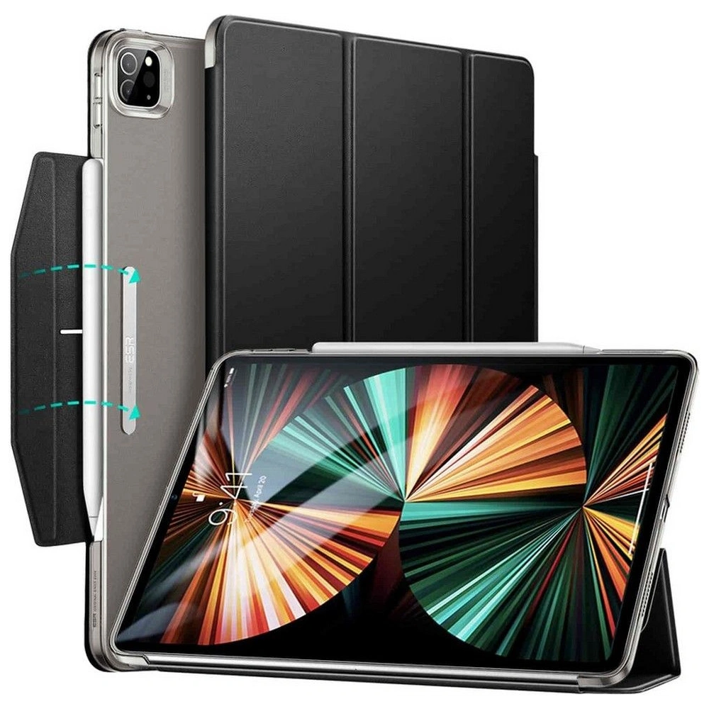 Hurtownia GSM - Etui ESR Ascend Trifold Apple iPad Pro 12.9 2021 (5. generace) Jelly Black - ESR350BLK - {ean13} - Hurt