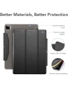 Hurtownia GSM - Etui ESR Ascend Trifold Apple iPad Pro 12.9 2021 (5. generace) Jelly Black - ESR350BLK - {ean13} - Hurt