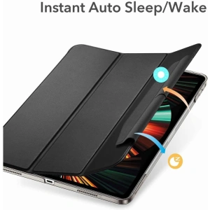 Hurtownia GSM - Etui ESR Ascend Trifold Apple iPad Pro 12.9 2021 (5. generacji) Jelly Black - ESR350BLK - {ean13} - Hurt