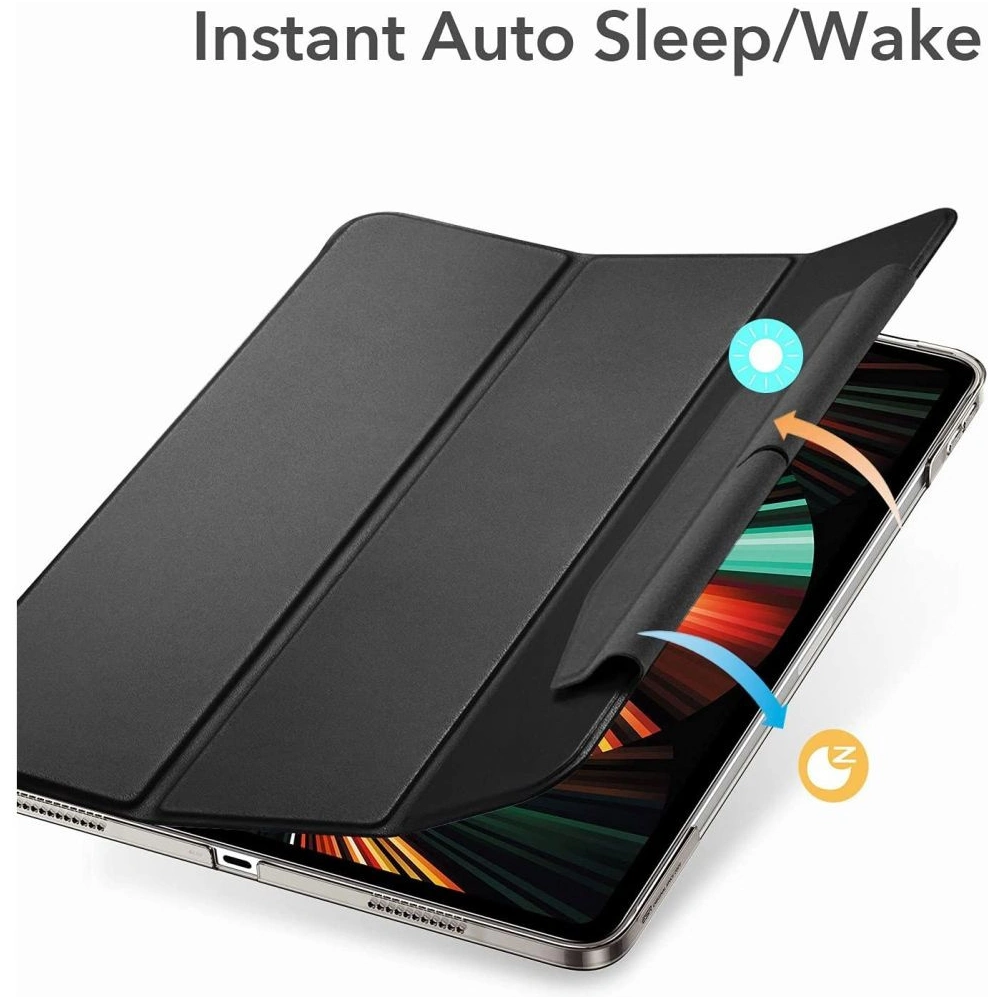 Hurtownia GSM - Etui ESR Ascend Trifold Apple iPad Pro 12.9 2021 (5. generace) Jelly Black - ESR350BLK - {ean13} - Hurt