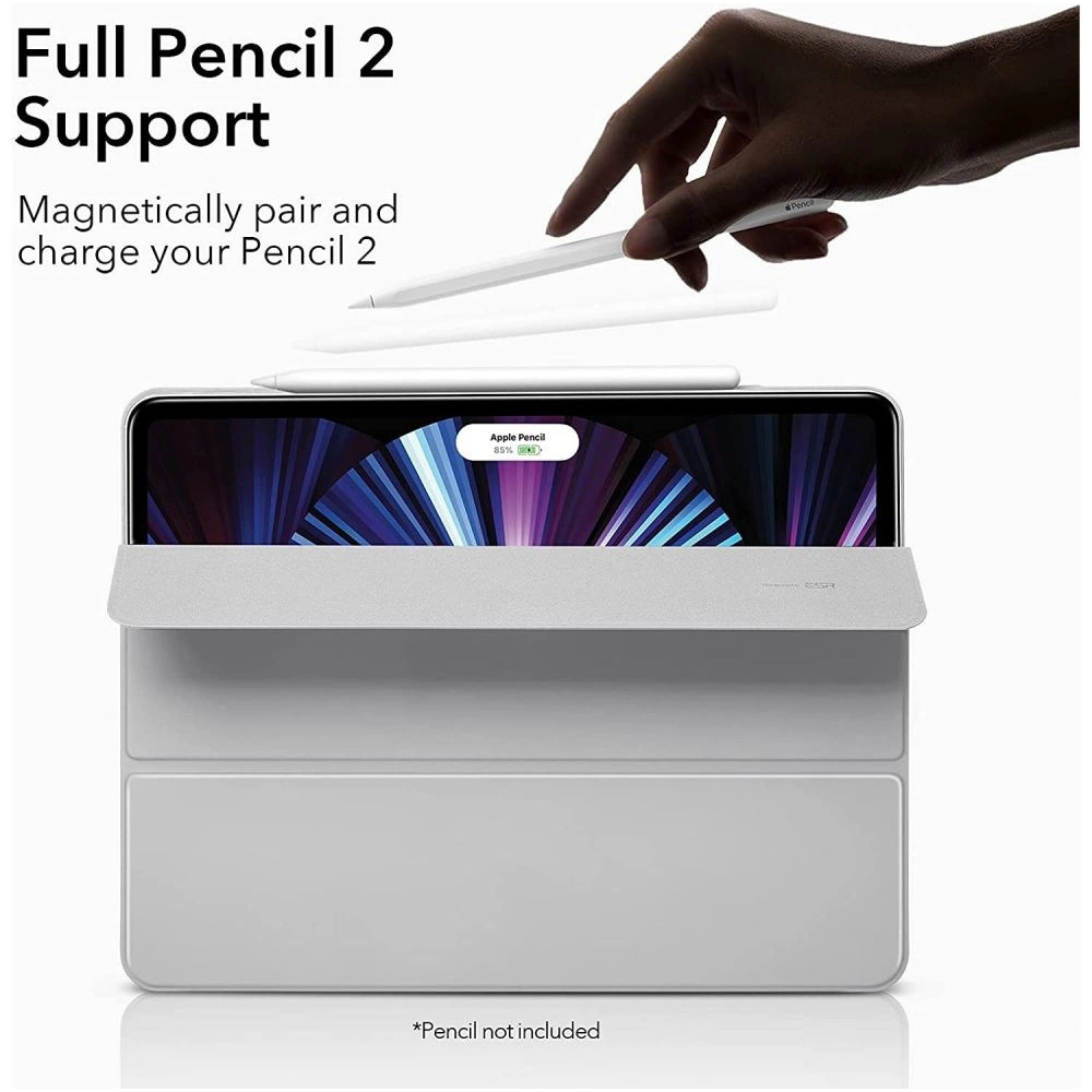 Hurtownia GSM - Etui ESR Rebound Magnetic Apple iPad Pro 11 2020/2021 (2. i 3. generacji) Silver Grey - ESR351SLVGRY - {ean13} - Hurt