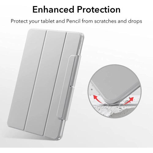 Etui ESR Rebound Magnetic Apple iPad Pro 11 2020/2021 (2. i 3. generacji) Silver Grey