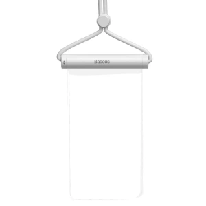 Baseus Cylinder Slide-cover waterproof smartphone bag (white)