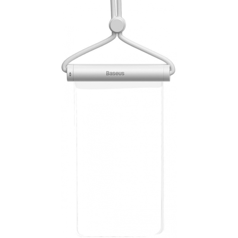 Baseus Distributor - 6953156206373 - BSU2768WHT - Baseus Cylinder Slide-cover waterproof smartphone bag (white) - B2B homescreen