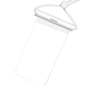 Baseus Cylinder Slide-cover waterproof smartphone bag (white)