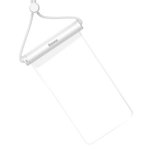 Wholesale Baseus Cylinder Slide-cover waterproof smartphone bag (white) - BSU2768WHT - {ean13} - Hurt