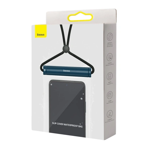 Uniwersalne etui wodoodporne Baseus Cylinder do smartfonów (niebieskie)