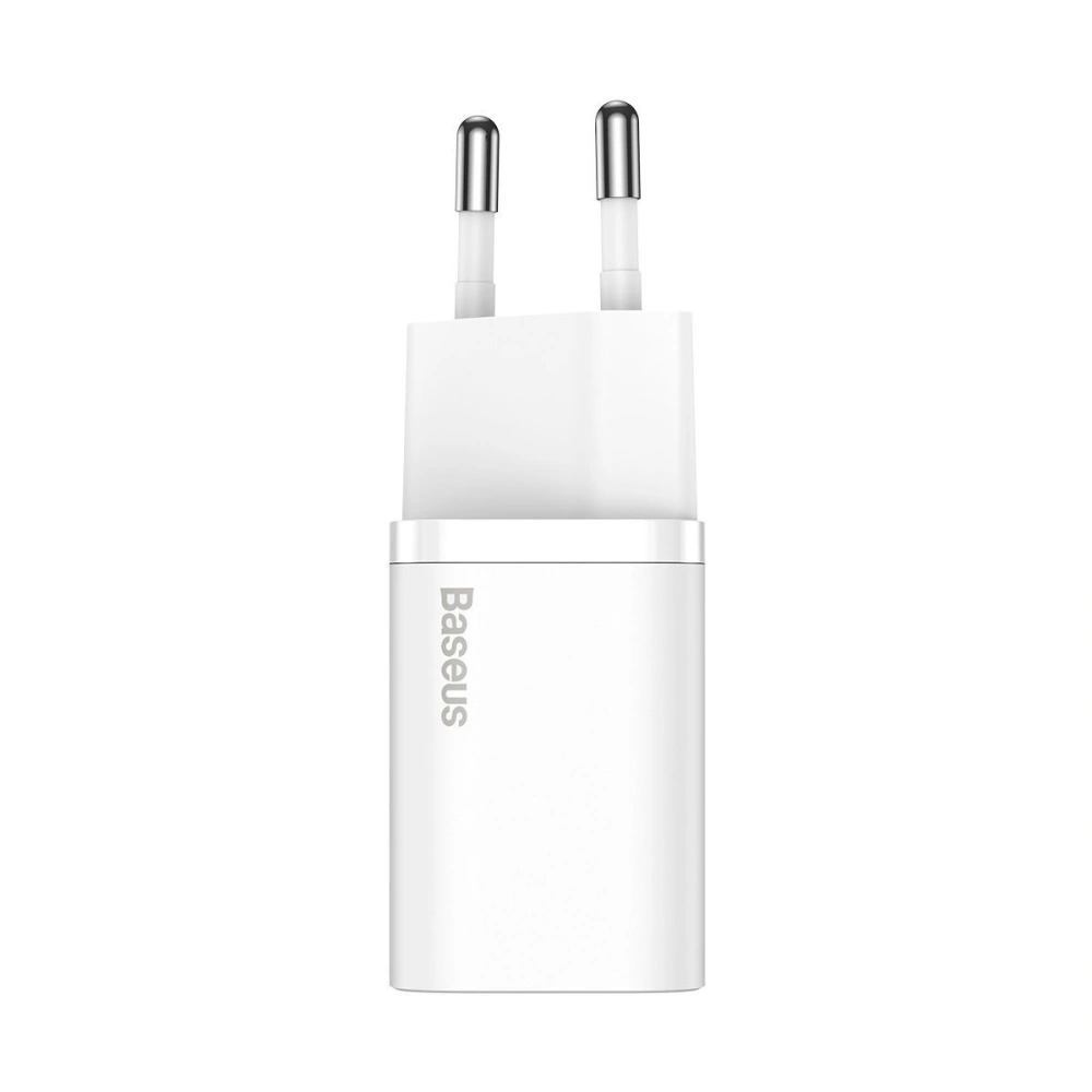 Hurtownia GSM - Ładowarka sieciowa Baseus Super Si Quick Charger 1C 25W z przewodem USB-C do USB-C 1m (biała) - BSU2770WHT - {ean13} - Hurt
