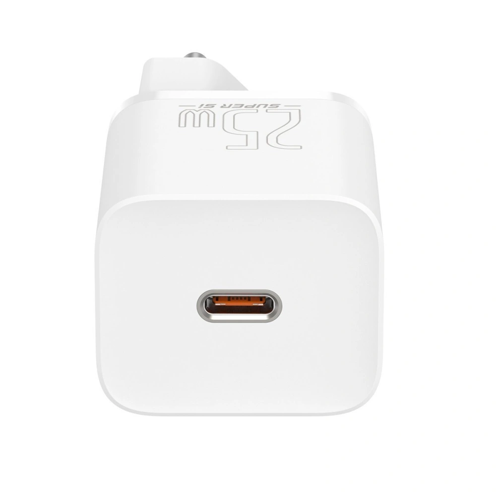 Hurtownia GSM - Ładowarka sieciowa Baseus Super Si Quick Charger 1C 25W z przewodem USB-C do USB-C 1m (biała) - BSU2770WHT - {ean13} - Hurt