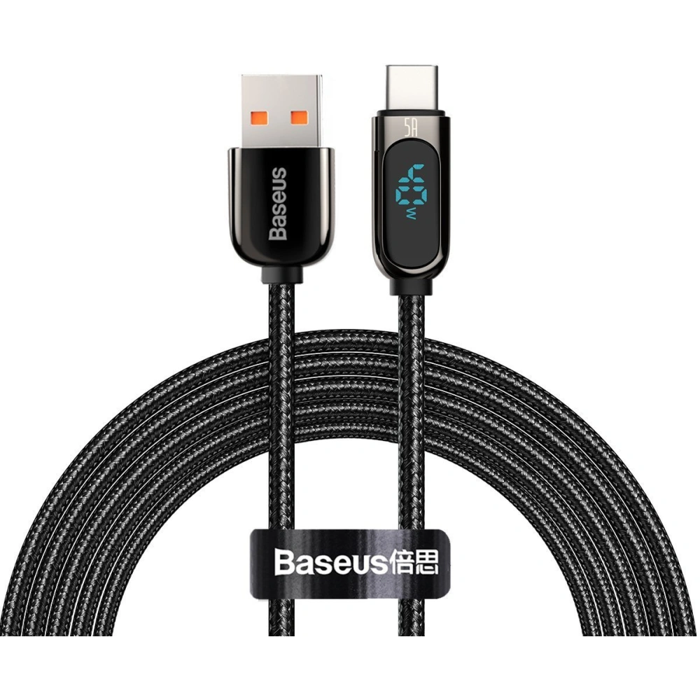 Hurtownia GSM - Kabel USB do USB-C Baseus Display, 5A, 40W, 2m (černý) - BSU2772BLK - {ean13} - Hurt
