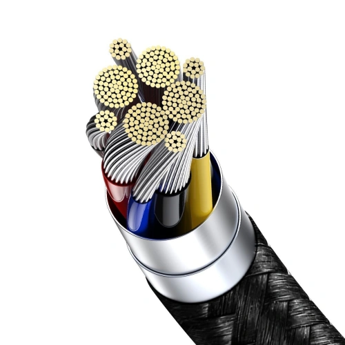 Kabel USB-C do USB-C Baseus Display, Power Delivery, 100W, 1m (czarny)