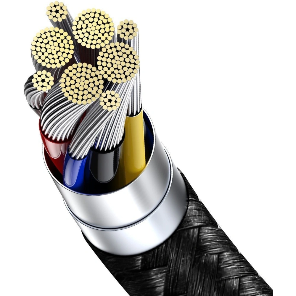 Wholesale Baseus Display Cable USB-C to Type-C 100W 1m (black) - BSU2773BLK - {ean13} - Hurt