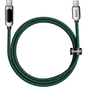 Wholesale Baseus Display Cable USB-C to USB-C 100W 1m (green) - BSU2774GRN - {ean13} - Hurt