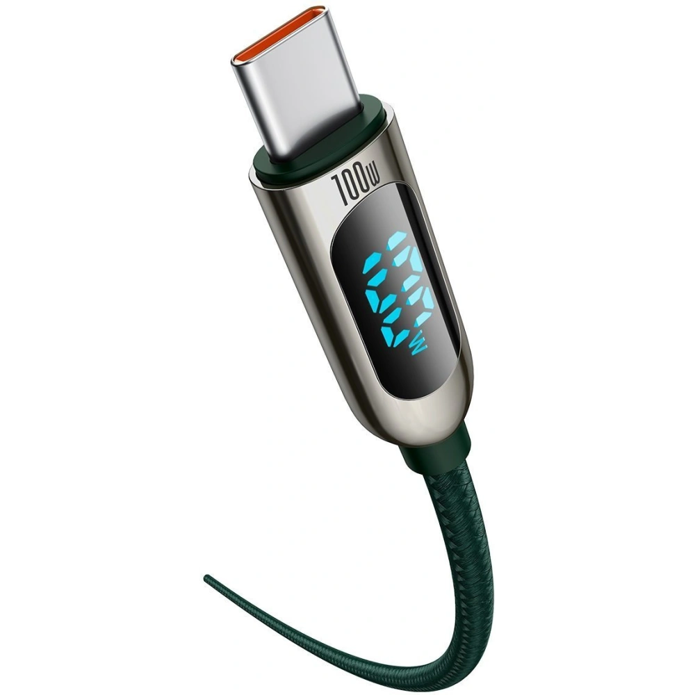 Hurtownia GSM - Kabel USB-C do USB-C Baseus Display, Power Delivery, 100W, 1m (zielony) - BSU2774GRN - {ean13} - Hurt
