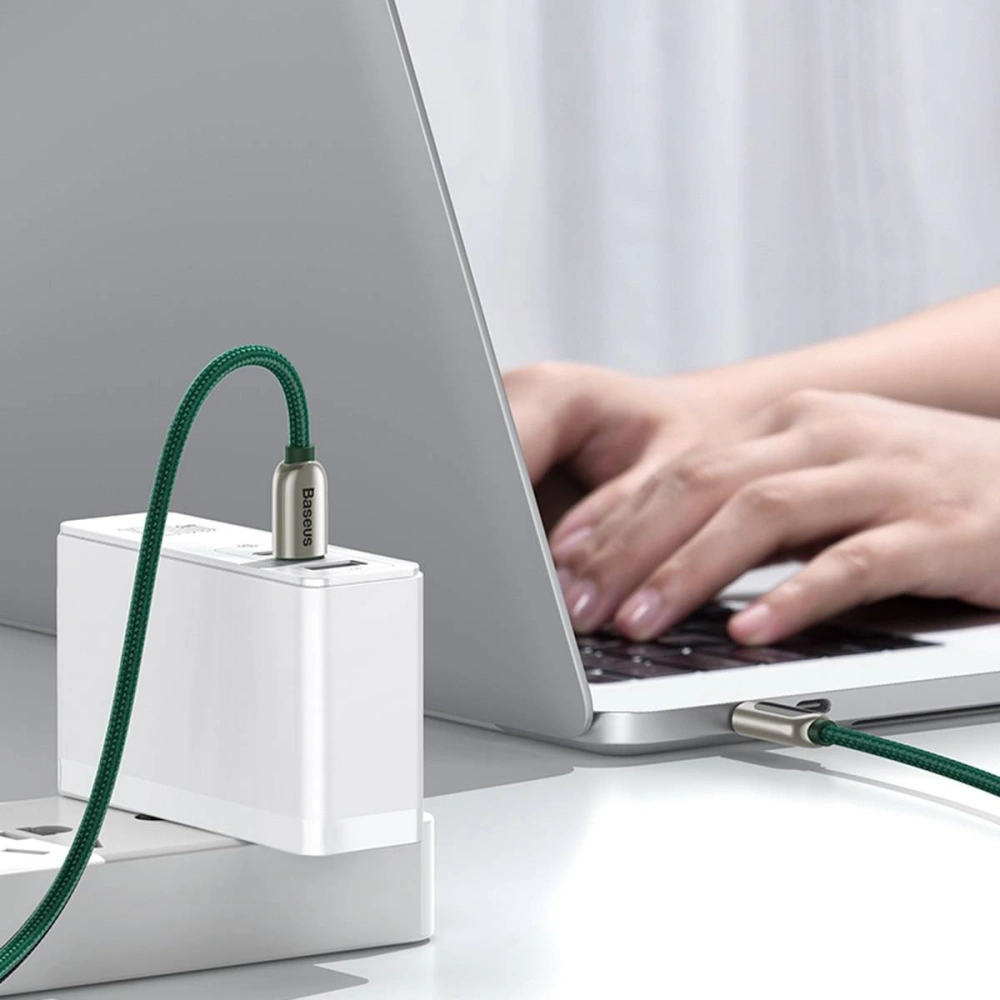 Hurtownia GSM - Kabel USB-C do USB-C Baseus Display, Power Delivery, 100W, 1m (zielony) - BSU2774GRN - {ean13} - Hurt