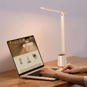 Wholesale Baseus Smart Eye folding desk lamp rechargeable (white) - BSU2775WHT - {ean13} - Hurt