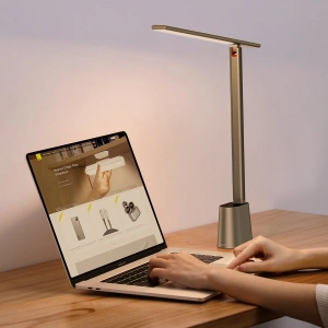 Wholesale Baseus Smart Eye folding desk lamp rechargeable (grey) - BSU2776GRY - {ean13} - Hurt