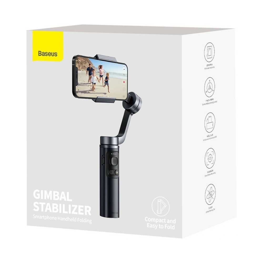 Hurtownia GSM - Ruční stabilizátor / gimbal Baseus pro smartphony (šedý) - BSU2777GRY - {ean13} - Hurt