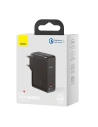 Hurtownia GSM - Síťová nabíječka Baseus GaN2, USB-C, 100W, QC 5.0 (černá) + kabel USB-C do USB-C, 5A, 1,5m (černý) - BSU2778BLK - {ean13} - Hurt