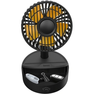 Wholesale Baseus Hermit desktop wireless charger 10W with oscillating fan (black) - BSU2780BLK - {ean13} - Hurt