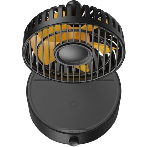 Wholesale Baseus Hermit desktop wireless charger 10W with oscillating fan (black) - BSU2780BLK - {ean13} - Hurt