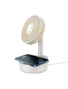Baseus Hermit desktop wireless charger 10W with oscillating fan (white)