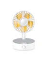 Wholesale Baseus Hermit desktop wireless charger 10W with oscillating fan (white) - BSU2782WHT - {ean13} - Hurt