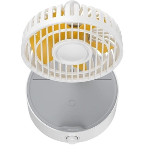 Wholesale Baseus Hermit desktop wireless charger 10W with oscillating fan (white) - BSU2782WHT - {ean13} - Hurt