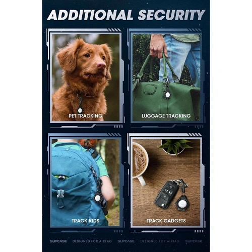 Etui Supcase Beetle Pro Apple AirTag Black