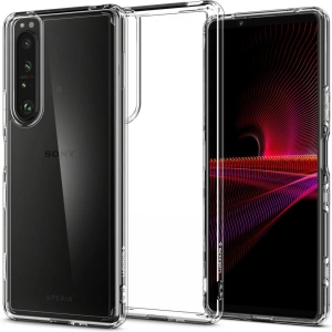 Hurtownia GSM - Etui Spigen Ultra Hybrid Sony Xperia 1 III Crystal Clear - SPN1647CL - {ean13} - Hurt
