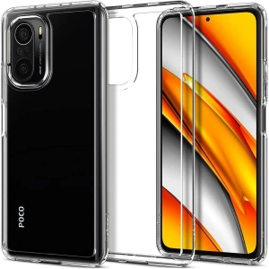 Hurtownia GSM - Etui Spigen Ultra Hybrid Xiaomi Mi 11i/POCO F3 Crystal Clear - SPN1648CL - {ean13} - Hurt