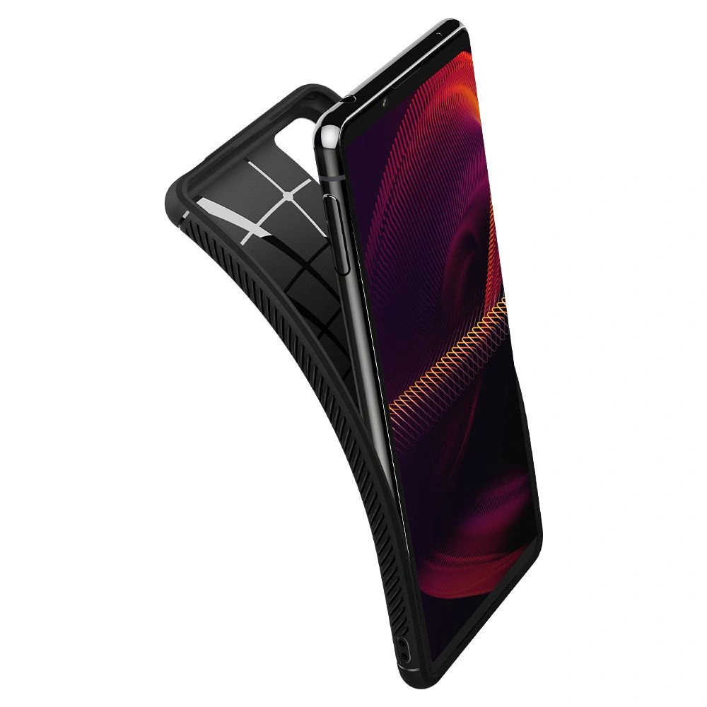 Hurtownia GSM - Etui Spigen Rugged Armor Sony Xperia 5 III Matná Černá - SPN1649BLK - {ean13} - Hurt